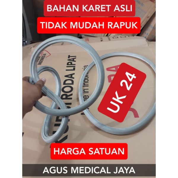 ban mati kursi roda uk 24/ban belakang kursi roda uk 24 dim 55