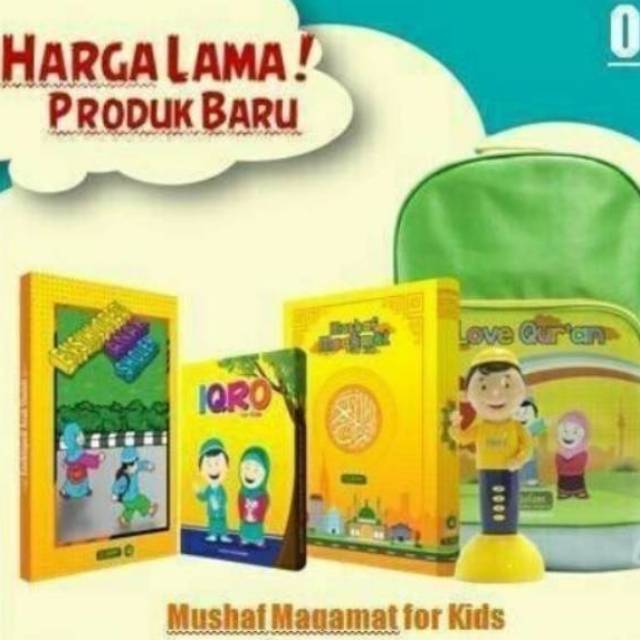 (Free Bonus Tas Backpack) Mushaf Maqamat for Kids Mmkids alquran pen Al qolam Maqomat original