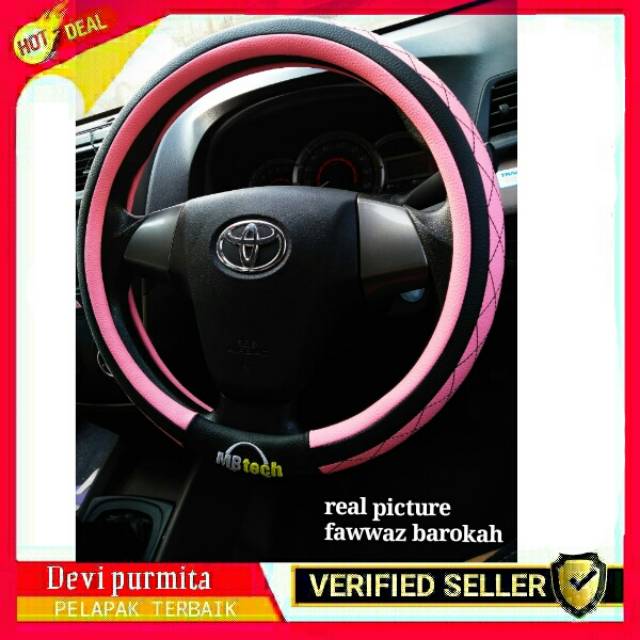 COVER SARUNG STIR SETIR STER SETER STEERING WHEEL COVER MBTECH MOBIL TOYOTA