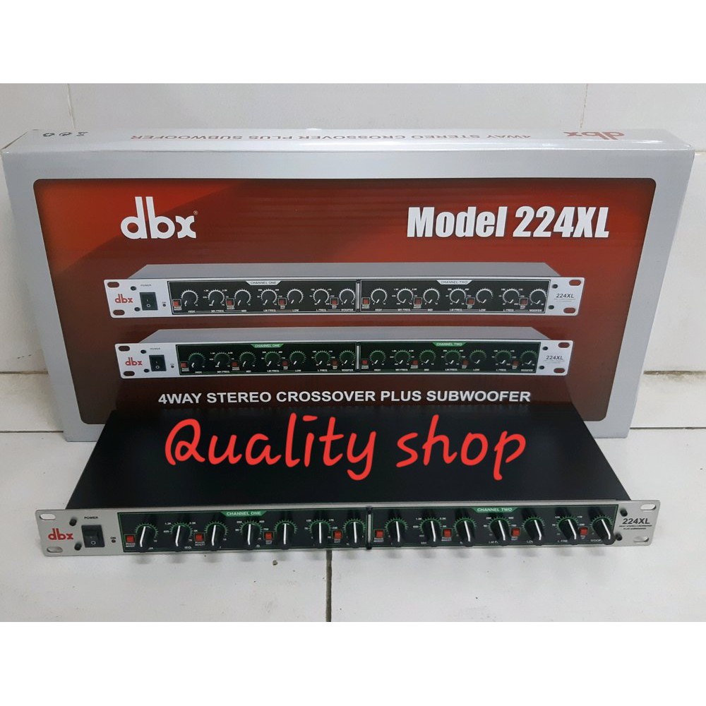 Asli  CROSSOVER DBX 4 WAY 224XL PLUS SUBWOOFER BARU  Limited