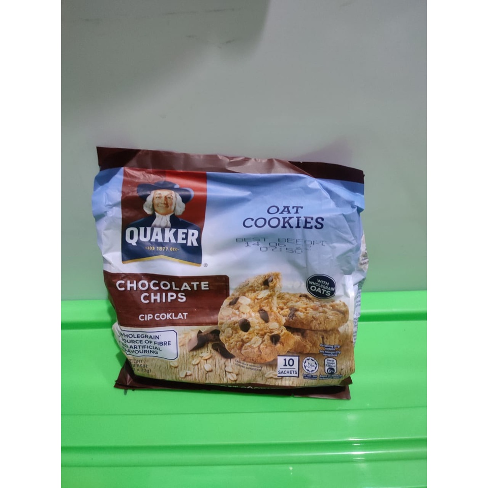 

Quaker Oat Cookies wholegrain oats malaysia 270 gr