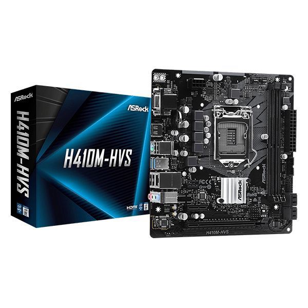 ASRock H410M-HVS (LGA1200, H410, DDR4, USB3.2, SATA3)