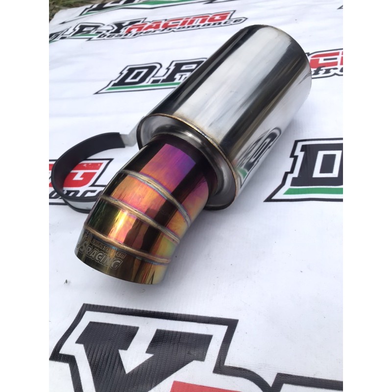 Knalpot mobil JS Racing pelangi