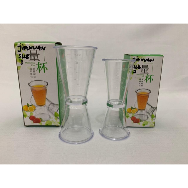 Measuring cup / Jigger plastik besar / kecil