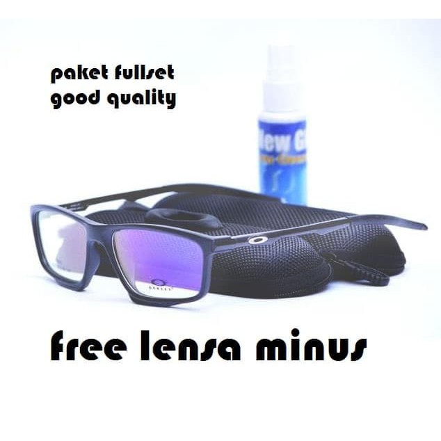 frame kacamata minus (frame+lensa) e 162 pria sport baca kaca mata