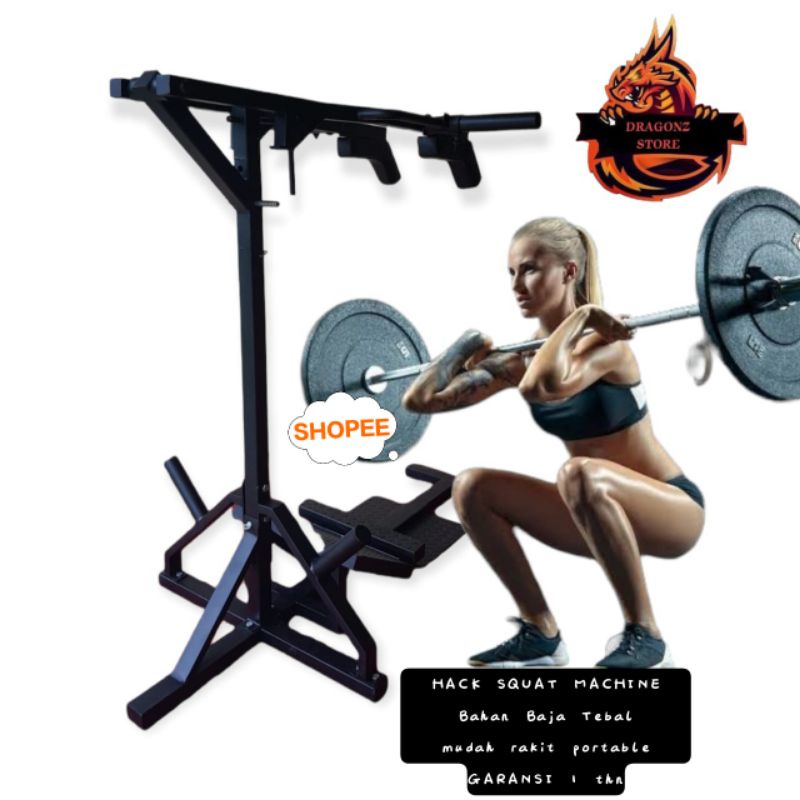 Hack squat hammer squat machine portable