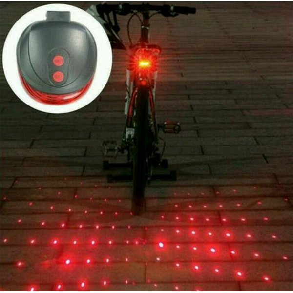 BIG SALE - Lampu Belakang Sepeda Lampu Sepeda LED Strobo Laser Sepeda Lampu Leser Sepeda