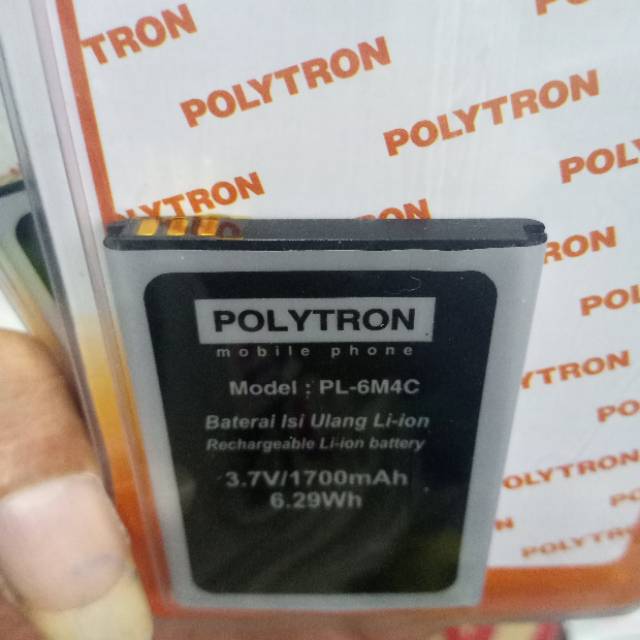 Baterai Polytron R2 R2406 Rocket R3 R2407 PL-6M4C PL6M4C PL-604 PL604 Batre