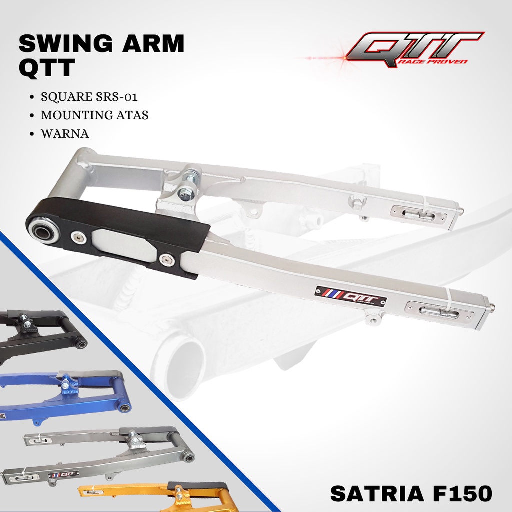 Swing arm arem QTT satria fu150 square mounting atas SRS-01