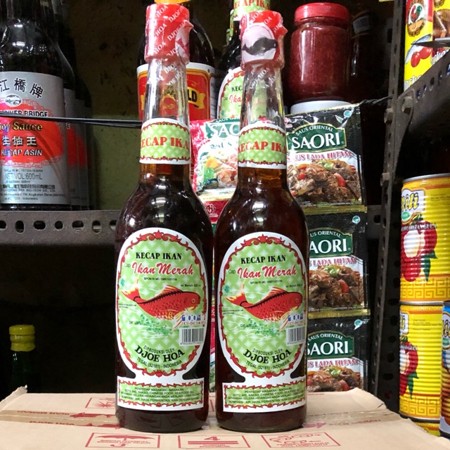 

Djoe Hoa Kecap Ikan Cap Ikan Merah 620ml