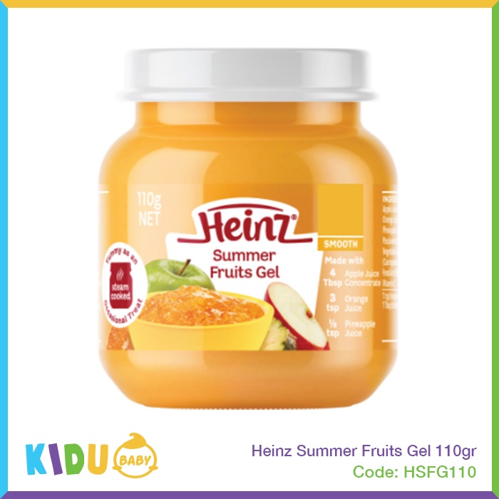 Heinz Baby Food Jar 110gr Makanan Bayi Snack Cemilan Bayi MPASI Kidu Baby