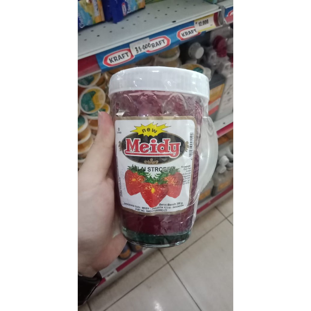 meidy selai kacang coklat nanas strawberry