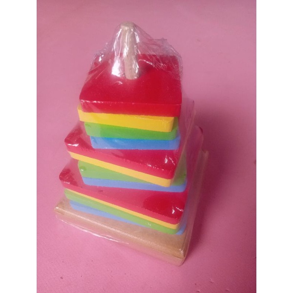 menara pelangi geometri