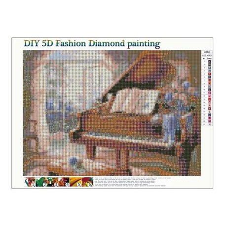 DIY Full Drill Diamond Painting - 5D Piano Stitch Kit