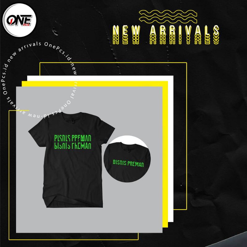 Kaos custom desain bebas - Glow in the dark