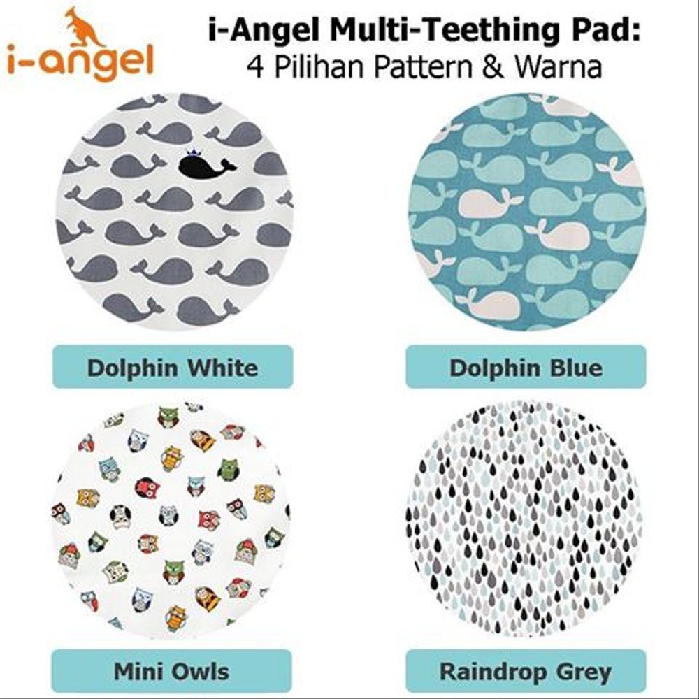 I ANGEL MULTI TEETHING PAD ORGANIC COTTON
