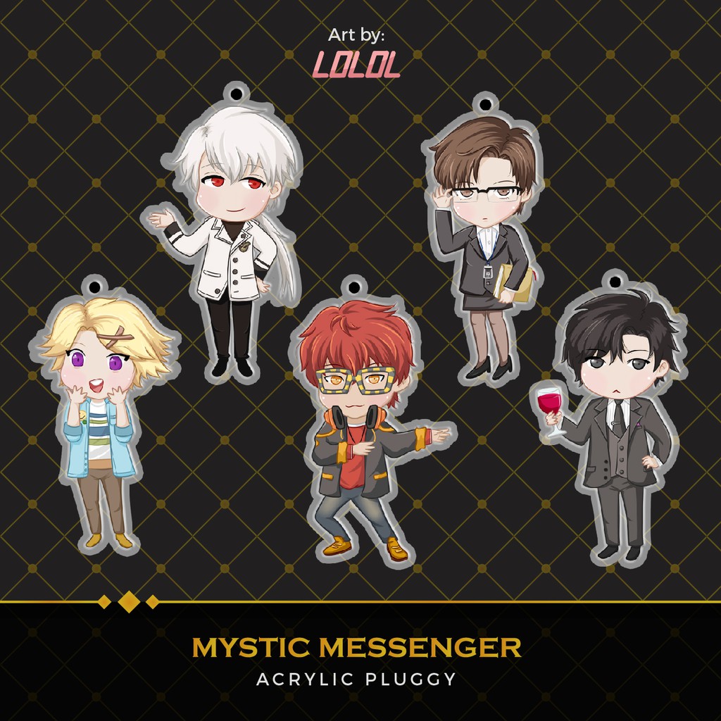 Mystic Messenger Full Set Pluggy Charm Ganci