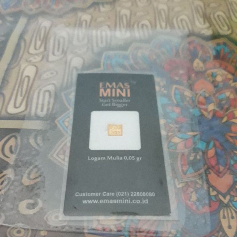 Emas Mini 0,05 Gram