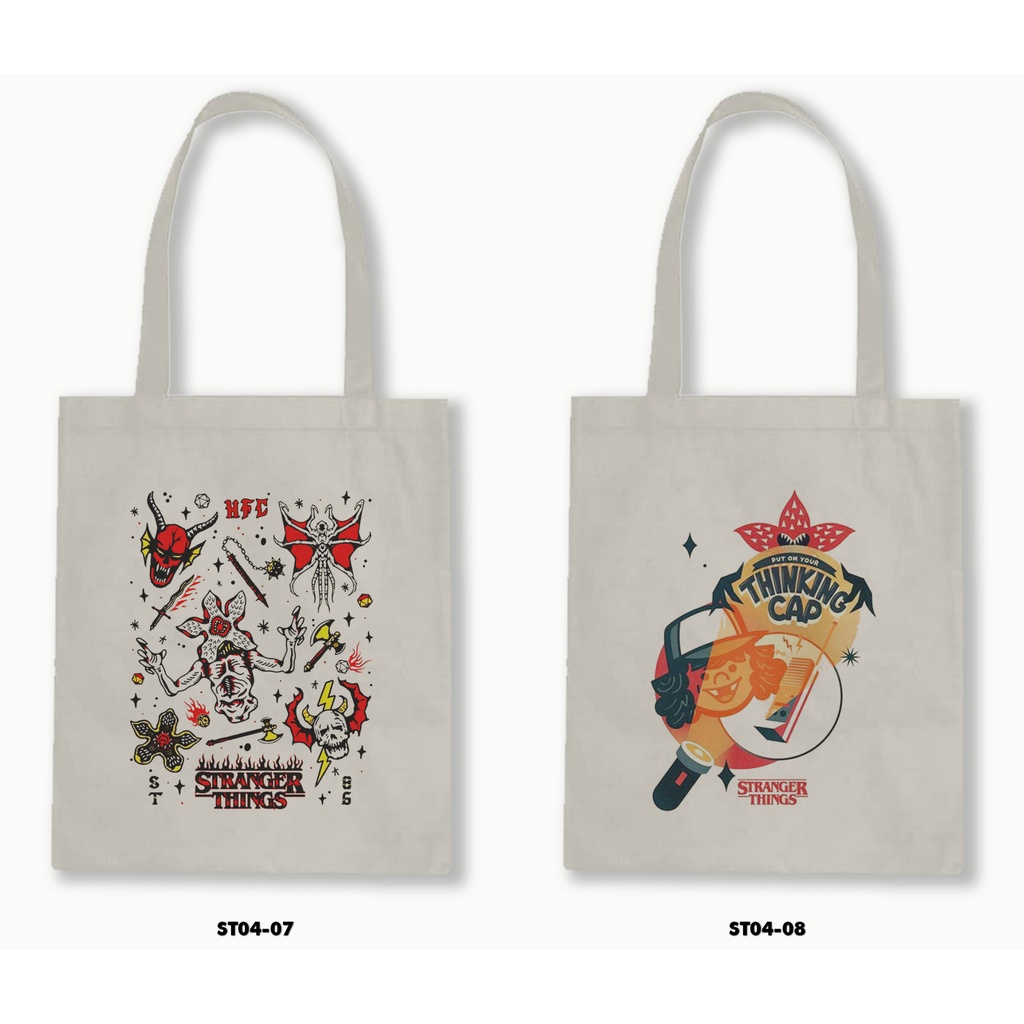 TOTE BAG BLACU - STRANGER THINGS 4 - 03