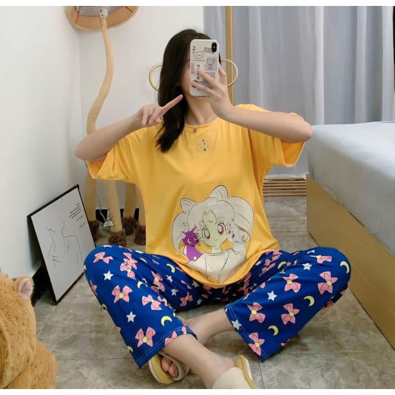Set Baju tidur piyama import Sailor Moon