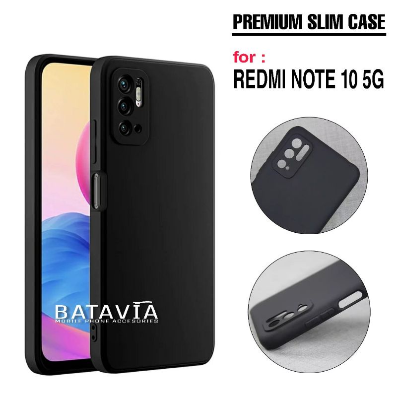 Case Xiaomi Redmi Note 10 5G Premium Case Matte Slim Black Matte