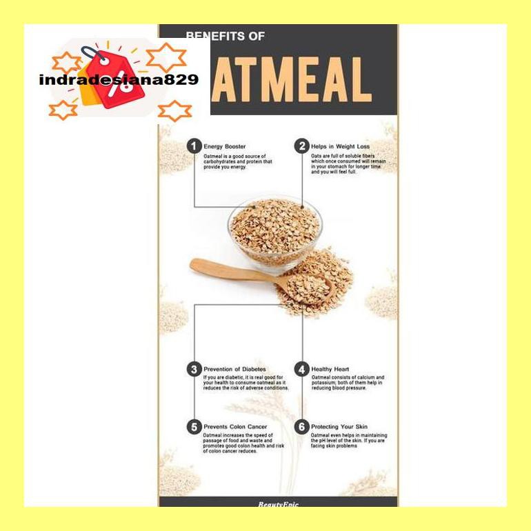 

Sf504Nind Oatmeal 500Gr ( Reguler Rolled Oat Meal ) Ind504Sm