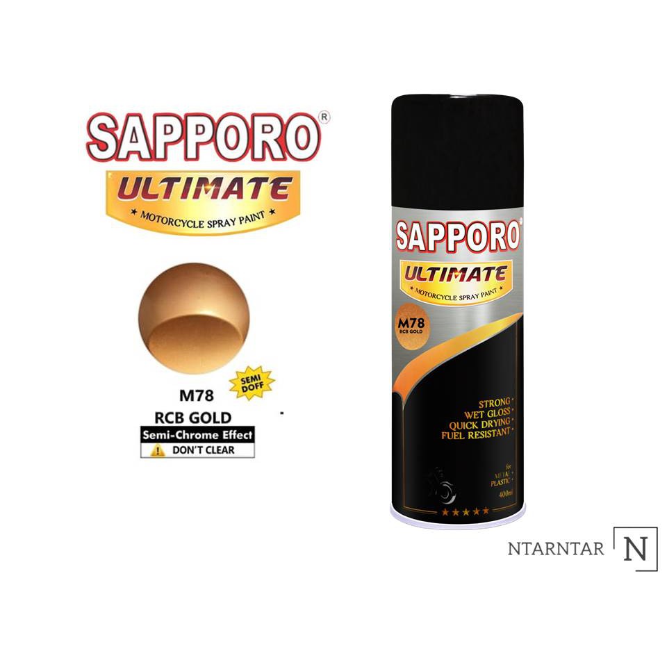 Cat Semptor Pilox Sapporo Ultimate M78 RCB Gold 400cc warna emas velg mesin pylox
