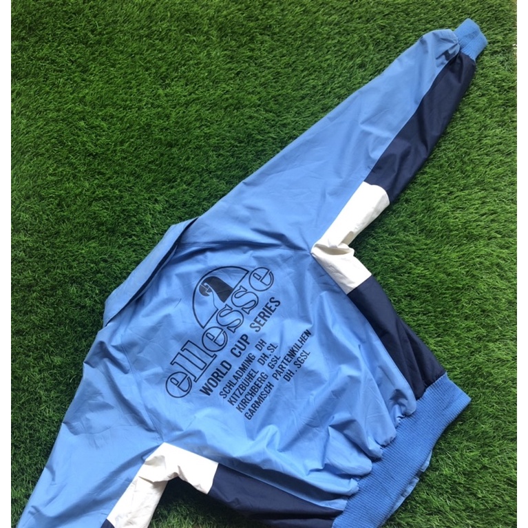 ELLESSE WORLD CUP SERIES Jacket vintage90s full tag full tape 3 tone warna// RARE ITEM