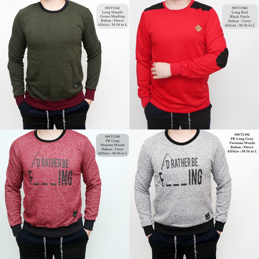 Sweater Cowok Keren / Sweater Fashion Terbaru / Sweater Gaul Hits G212