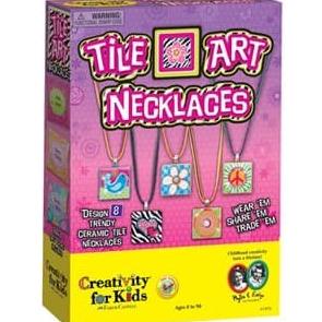 

Tile Art Necklaces