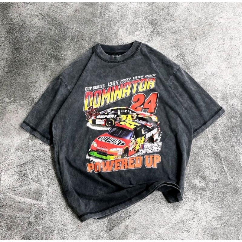 (5 VARIANTS/MODEL) OVERSIZE Washed Car Collection | Kaos Oversize Print Wash