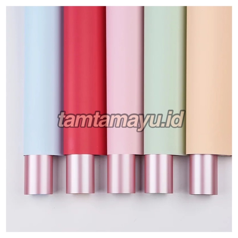 

FLOWER WRAPPING KERTAS BUNGKUS BUNGA ROSE GOLD DUA WARNA