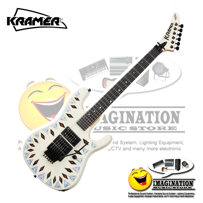 Kramer Nightswan Electric Guitar - Aztec Marble Graphic