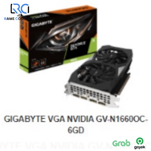 Gigabyte VGA CARD NVidia GV-N1660OC-6GD 1660 OC 6 GD