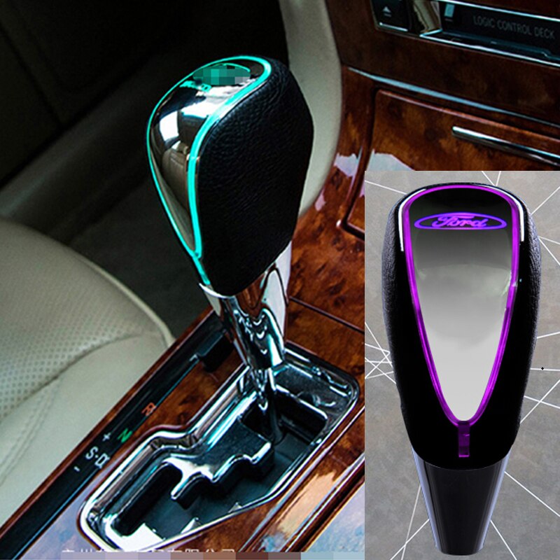 Knob Tuas Perseneling Mobil Ford Universal Dengan Lampu Led Biru