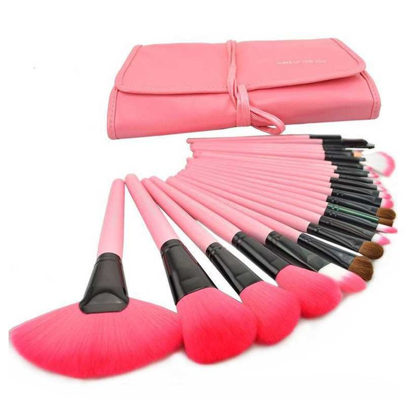 Kuas Make Up 24set Multifungsi MU 01 Dilengkapi Tas Brush Makeup Lengkap Berkualitas Tdk Mudah Rusak