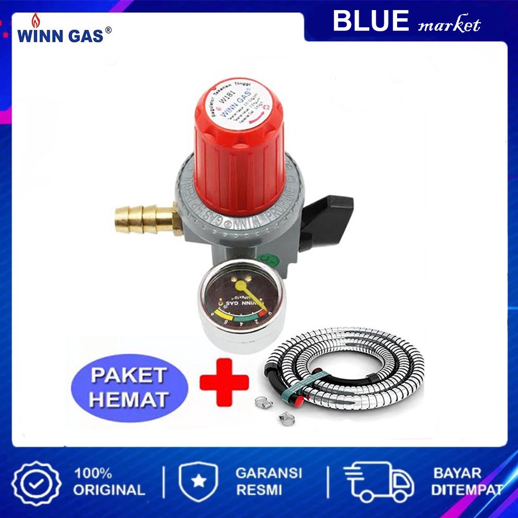 Regulator Hp winn gas high presure w181nm/w181m