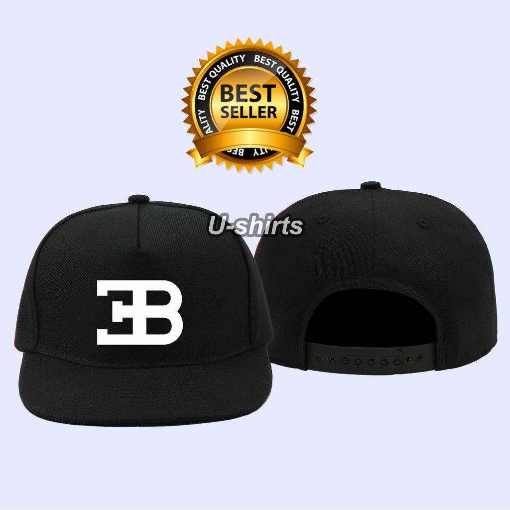 Topi Snapback BUGATTI Simple Elegant keren Pria&Wanita DISTRO U-SHIRT
