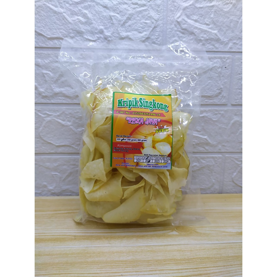 

kotakoi_mart Cemilan Keripik Singkong Makanan Keripik Singkong Original Gurih Lezat Asin Murah 200 gram Halal