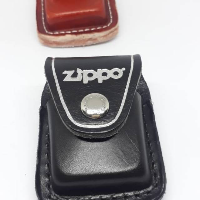Zippo tas dompet zippo Bahan Kulit tebal original