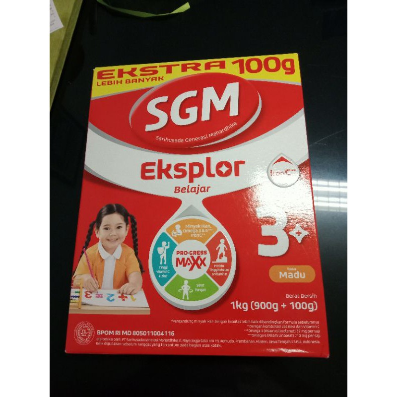Susu SGM Eksplor 3+ Madu 1000gr