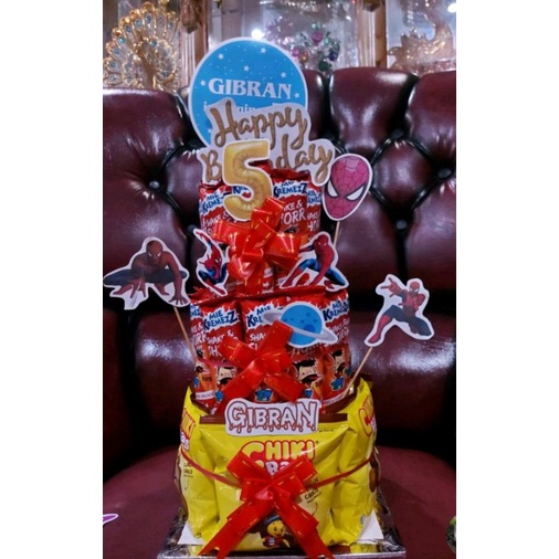 snack tower murah/ snack tower /kue ulang tahun snack