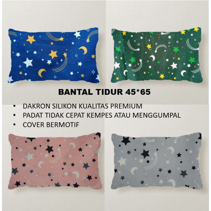 BANTAL TIDUR KEPALA PREMIUM Silikon 100% Grade A