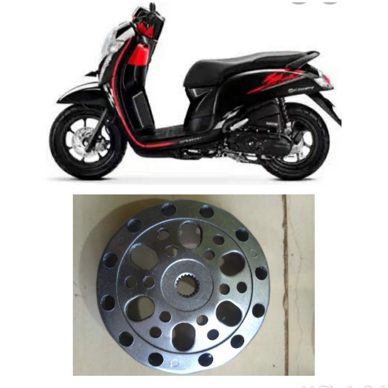 mankok otomatis scoopy 2018 / solusi motor getar / mangkok costom / mangkok scoopy