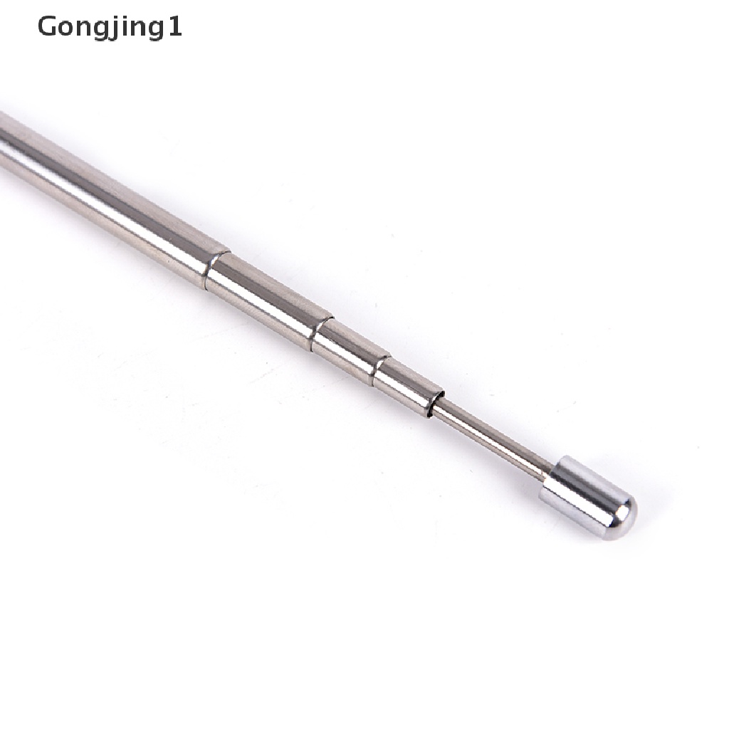 Gongjing1 Pointer Whiteboard Genggam Retractable Warna Silver Untuk Ruang Kelasguru