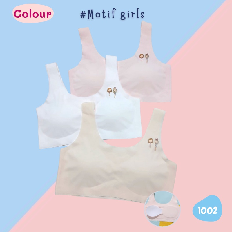 Miniset/BH Chelyne  Mini Anak 1001 / 1002  Bahan Seamless Lycra Premium - Daily Bra for Teens