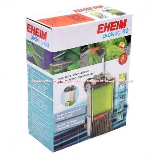 Eheim Pickup 60 Pompa Filter Saringan Aquarium dapat dilepas Mudah Ganti Ehem Kapasitas Air 60L