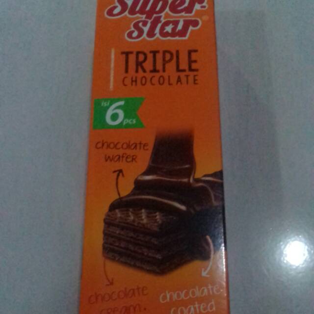 

Chocolate wafer superstar isi 6 Pcs