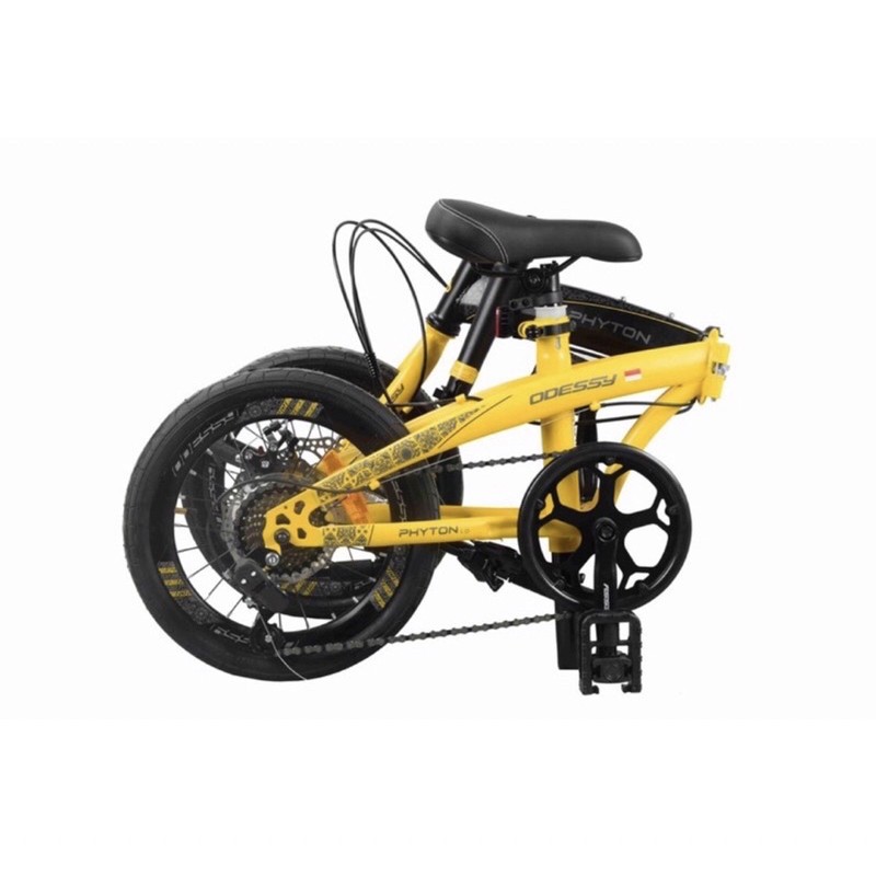 khusus JNE cargo dan COD Sepeda Lipat odessy phyton batik edition bisa kredit cicilan 20 inch-3