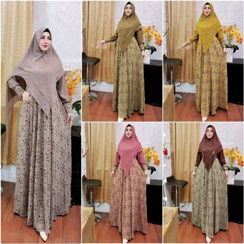 MARSYA SYAR'Iby FAZZA BOUTIQUE_Gamis Kekinian Terlaris Termurah Bestseller